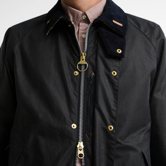 Icons Transport Waxed Jacket - Navy