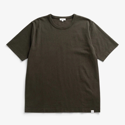 Elmelunde Soft Compact Cotton T-Shirt - Beech Green