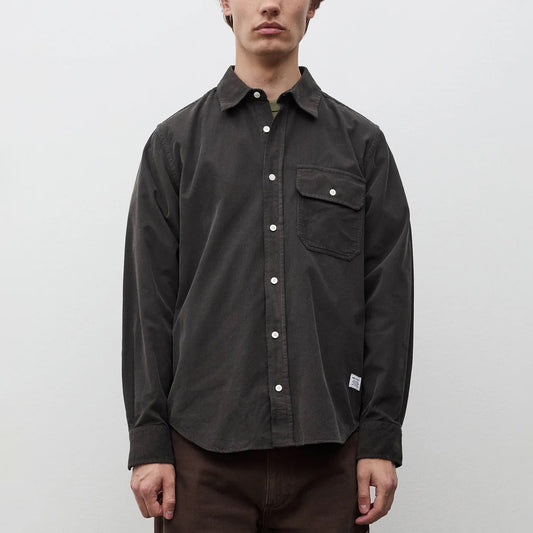Kongshoved Relaxed Micro Cord Shirt - Beluga