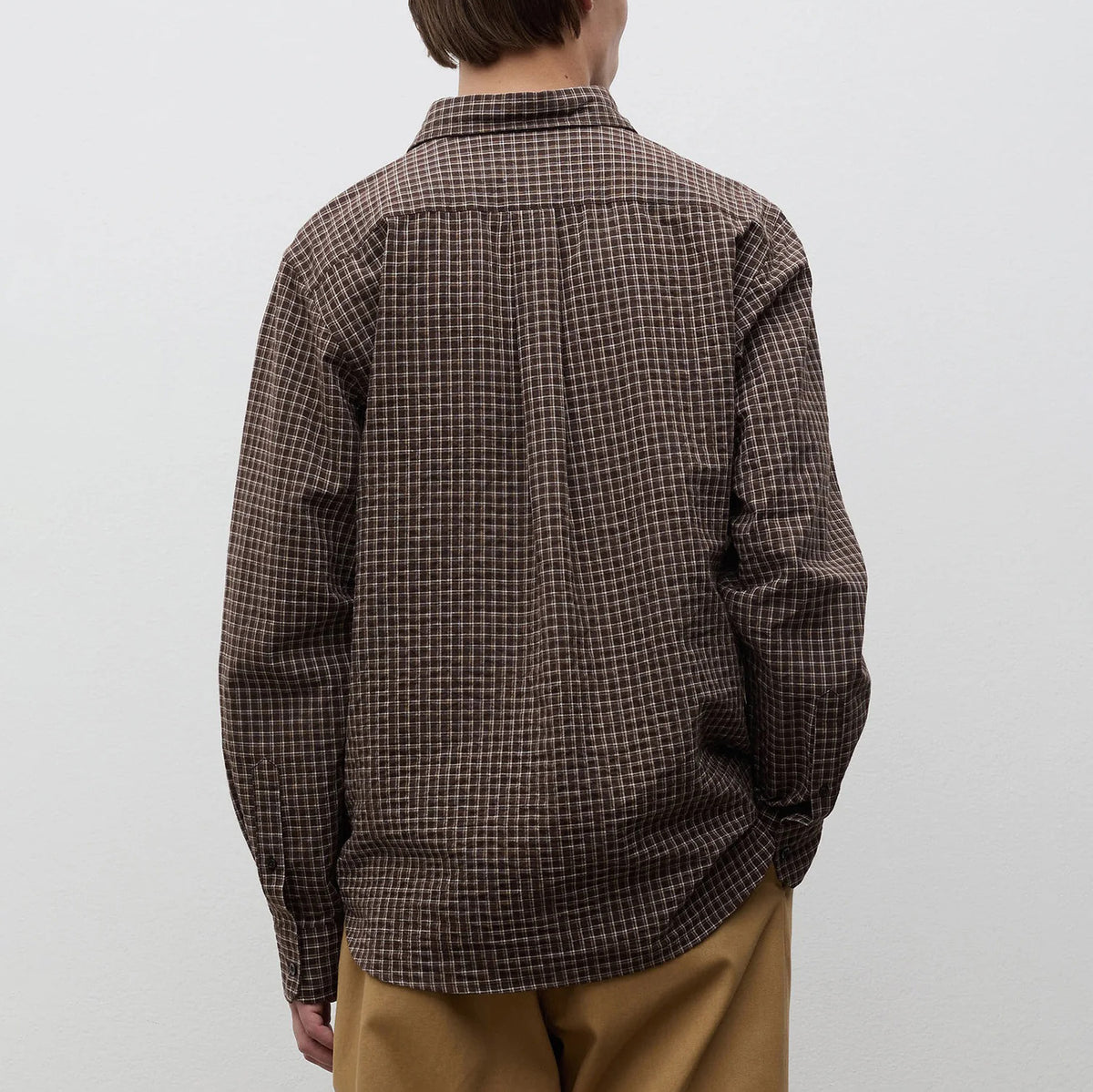 Kongshoved Check Relaxed Shirt - Delicioso Brown