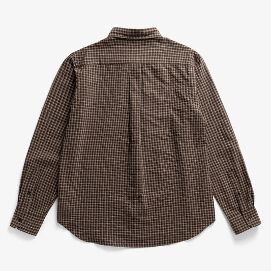 Kongshoved Check Relaxed Shirt - Delicioso Brown