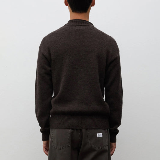 Sagvatnet Wool Roll Neck Sweater - Delicioso Brown