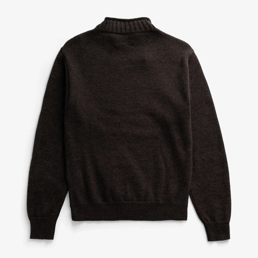 Sagvatnet Wool Roll Neck Sweater - Delicioso Brown