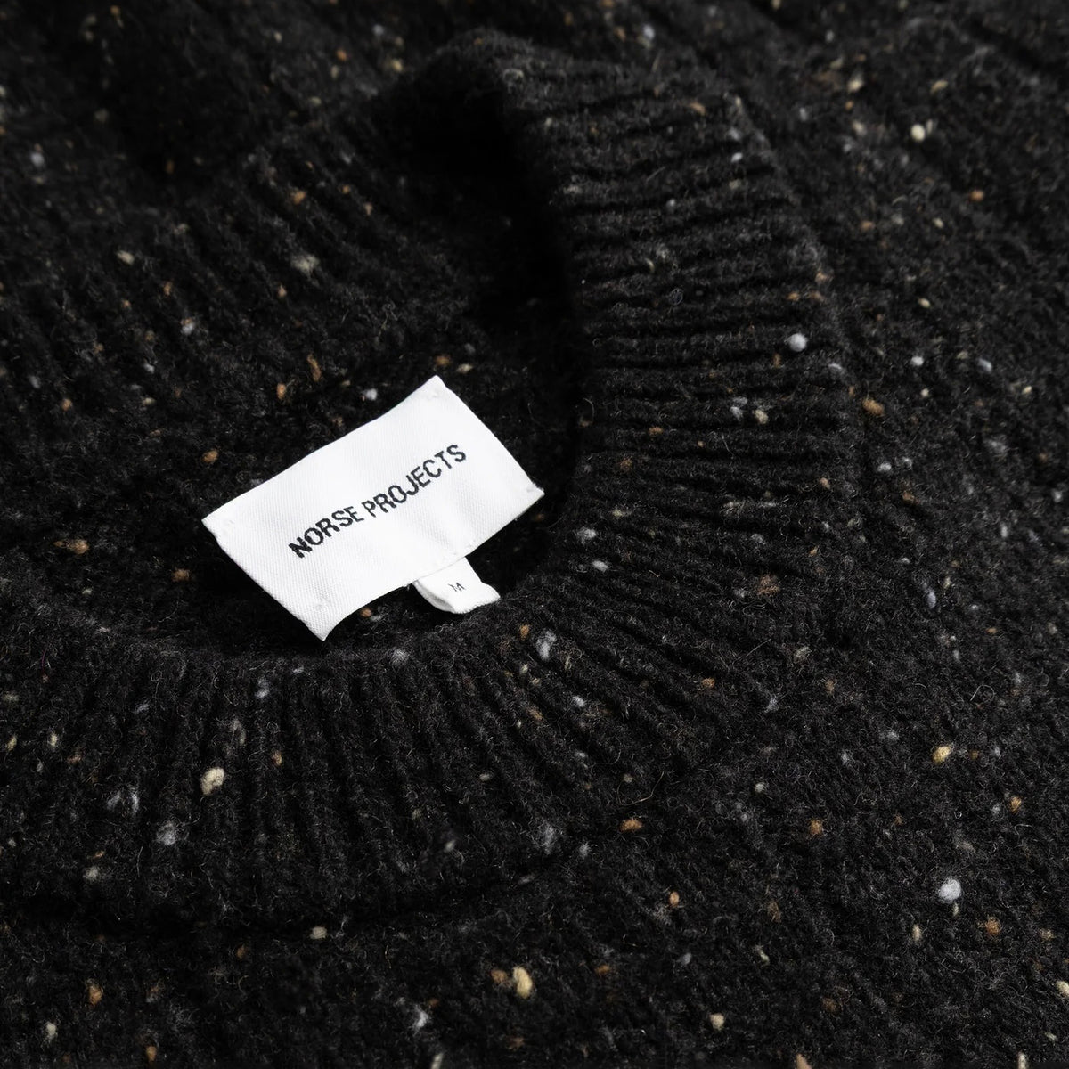 Hirtshals Donegal Square Sweater - Charcoal Melange