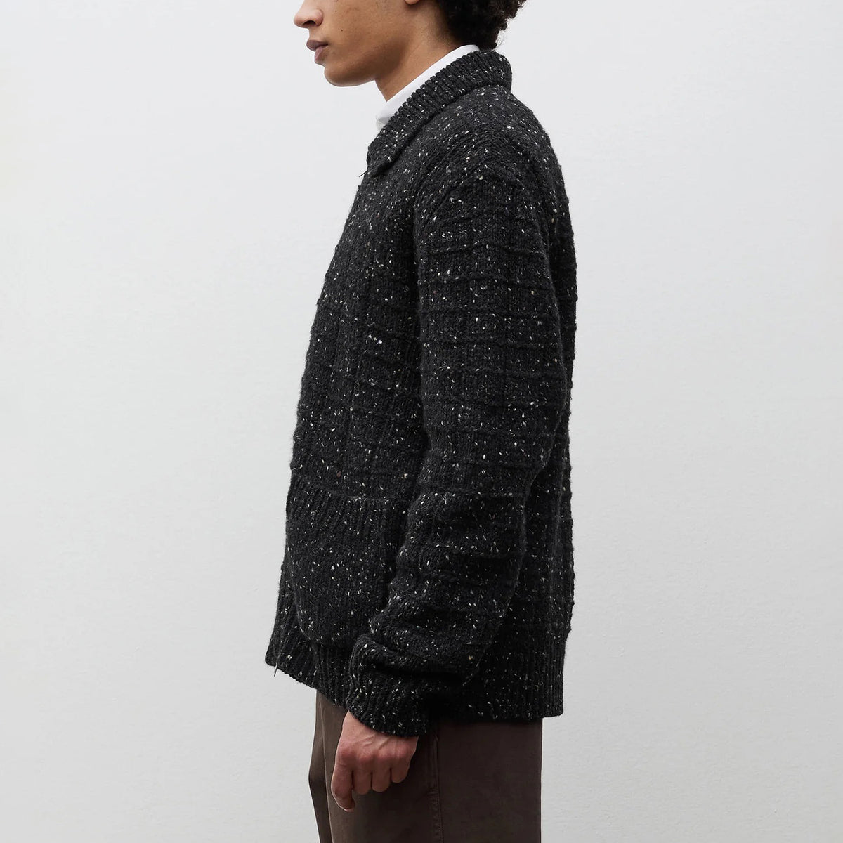 Aldrup Donegal Square Jacket - Charcoal Melange