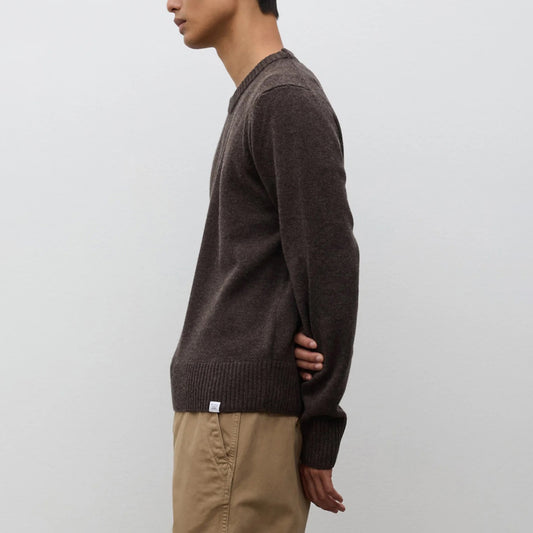 Stensmark Merino Lambswool Sweater - Heathland Brown