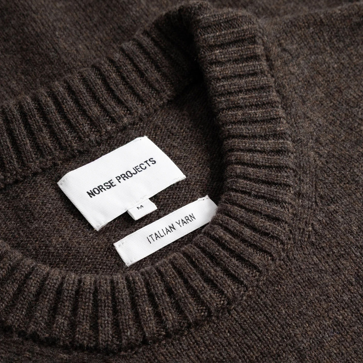 Stensmark Merino Lambswool Sweater - Heathland Brown
