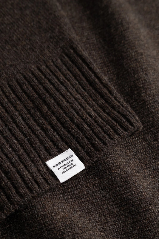 Stensmark Merino Lambswool Sweater - Heathland Brown