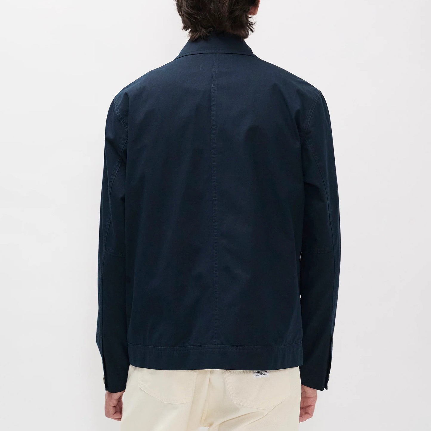 Arresskov Compact Cotton Overshirt - Dark Navy
