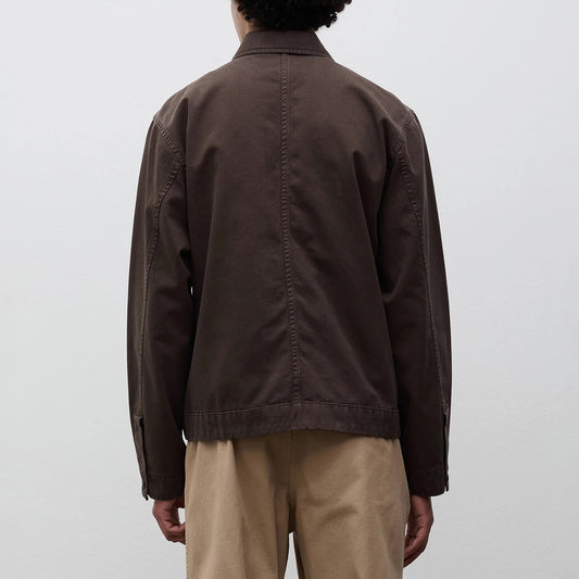 Arresskov Broken Twill Overshirt - Delicioso Brown