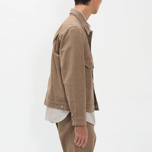 Storadal Resist Dyed Twill Type II Jacket - Walnut
