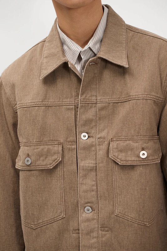 Storadal Resist Dyed Twill Type II Jacket - Walnut