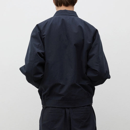 Stensholt Buff Cotton Blouson - Dark Navy
