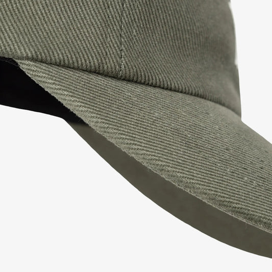 Bull Twill Denim 6-Panel Cap - Dusty Olive