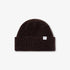 Alpaca Wool Chunky Rib Beanie - Delicioso Brown