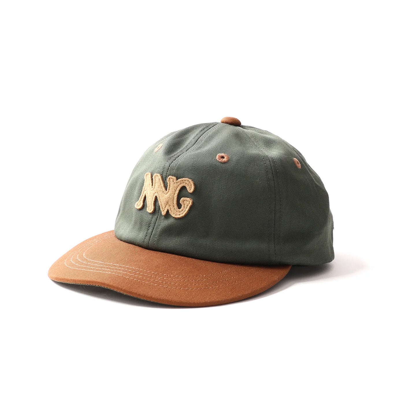 Cotton Twill Bi-Color Cap - Green