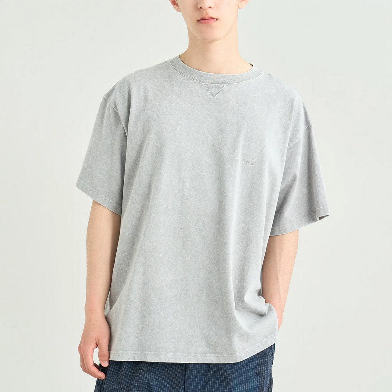 Garment Dye S/S Tee - H.Grey