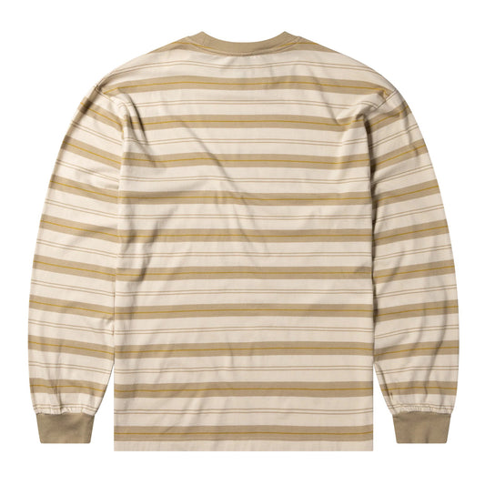 No Problemo Striped LS Tee - Sand