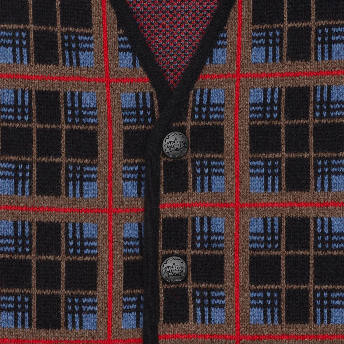 Packham Vest - Blue Tartan