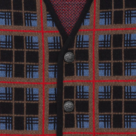 Packham Vest - Blue Tartan