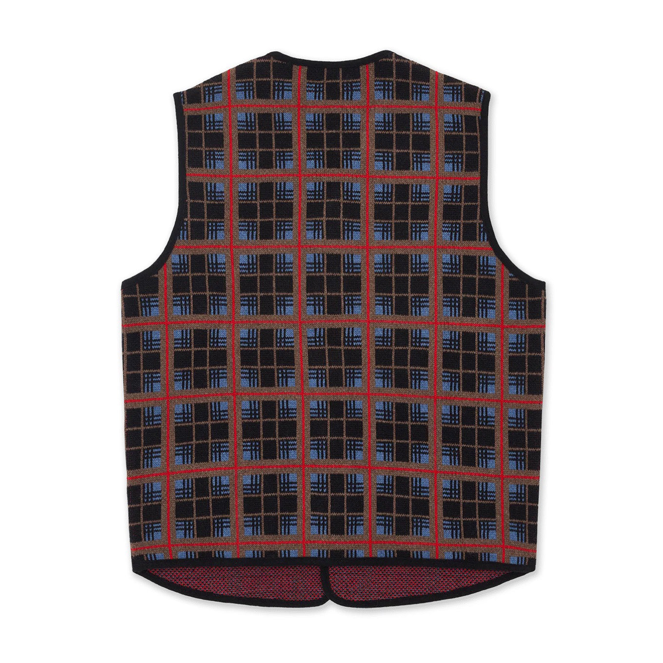 Packham Vest - Blue Tartan