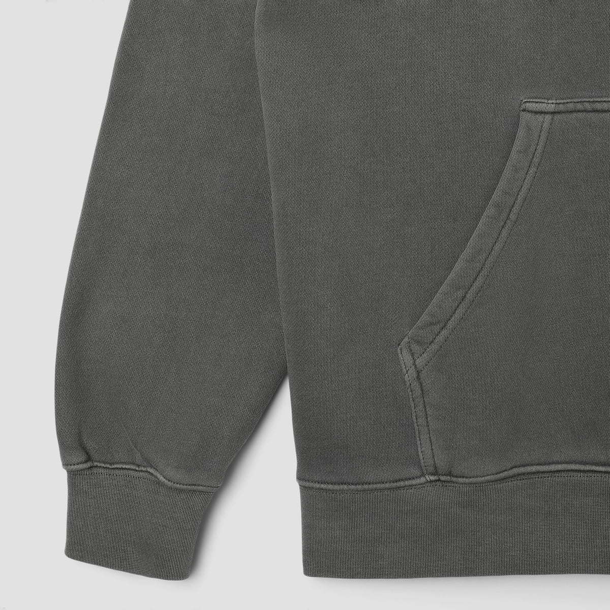Patch Hood - Washed Black