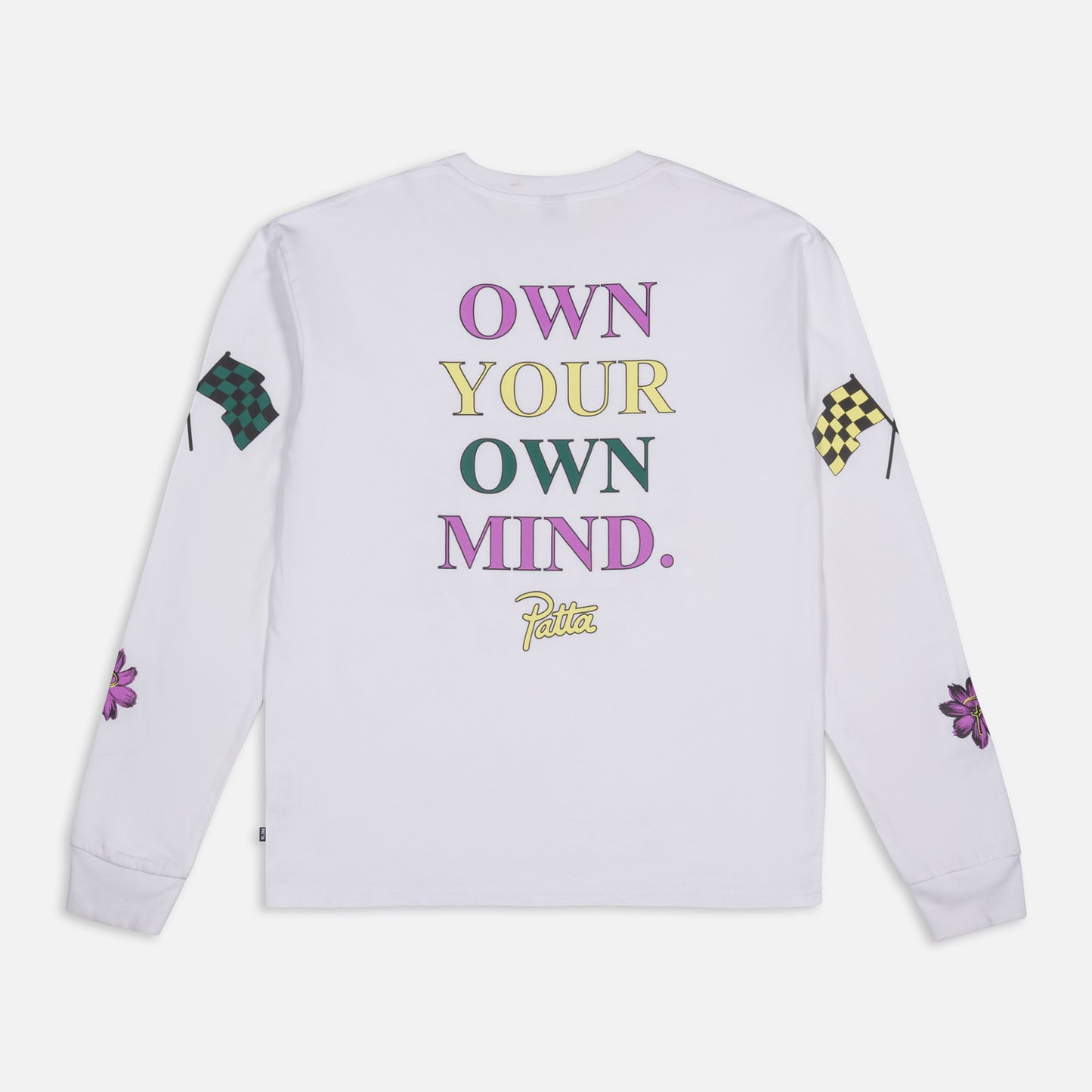 Own Your Own Mind Long Sleeve T-shirt - White