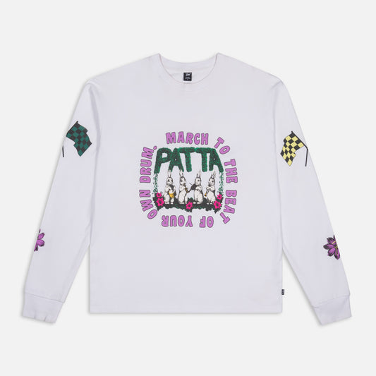 Own Your Own Mind Long Sleeve T-shirt - White
