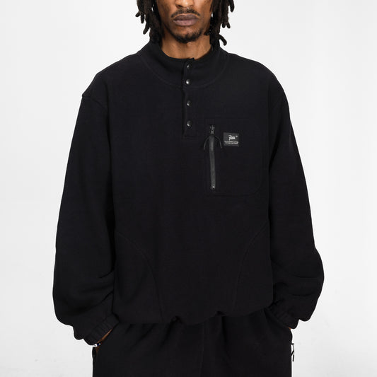 Sherpa Fleece Overhead - Black