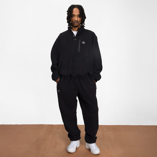 Sherpa Fleece Overhead - Black