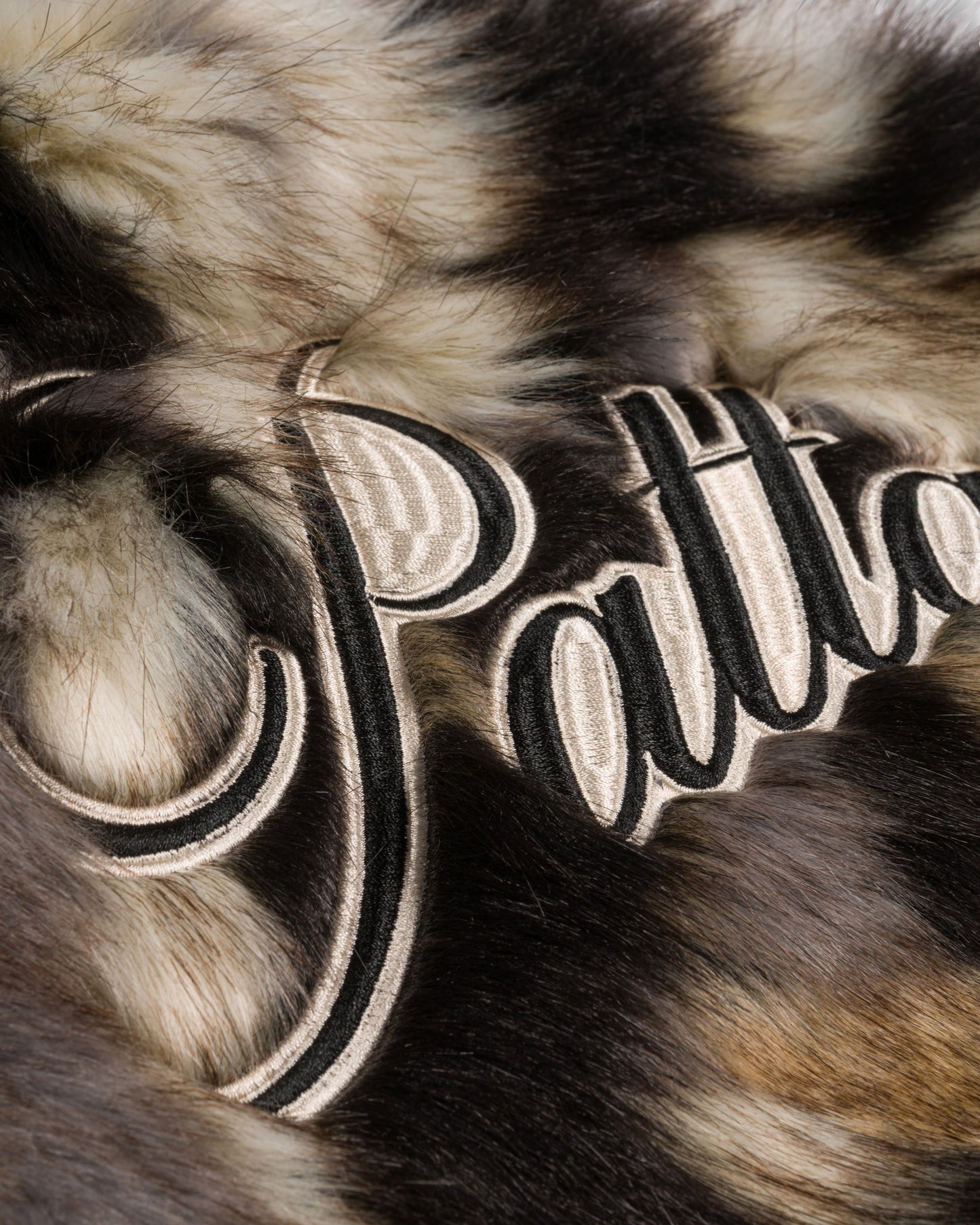 Faux Fur Patchwork Jacket - Multi