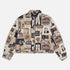 Collage Insulated Canvas Jacket - Multi