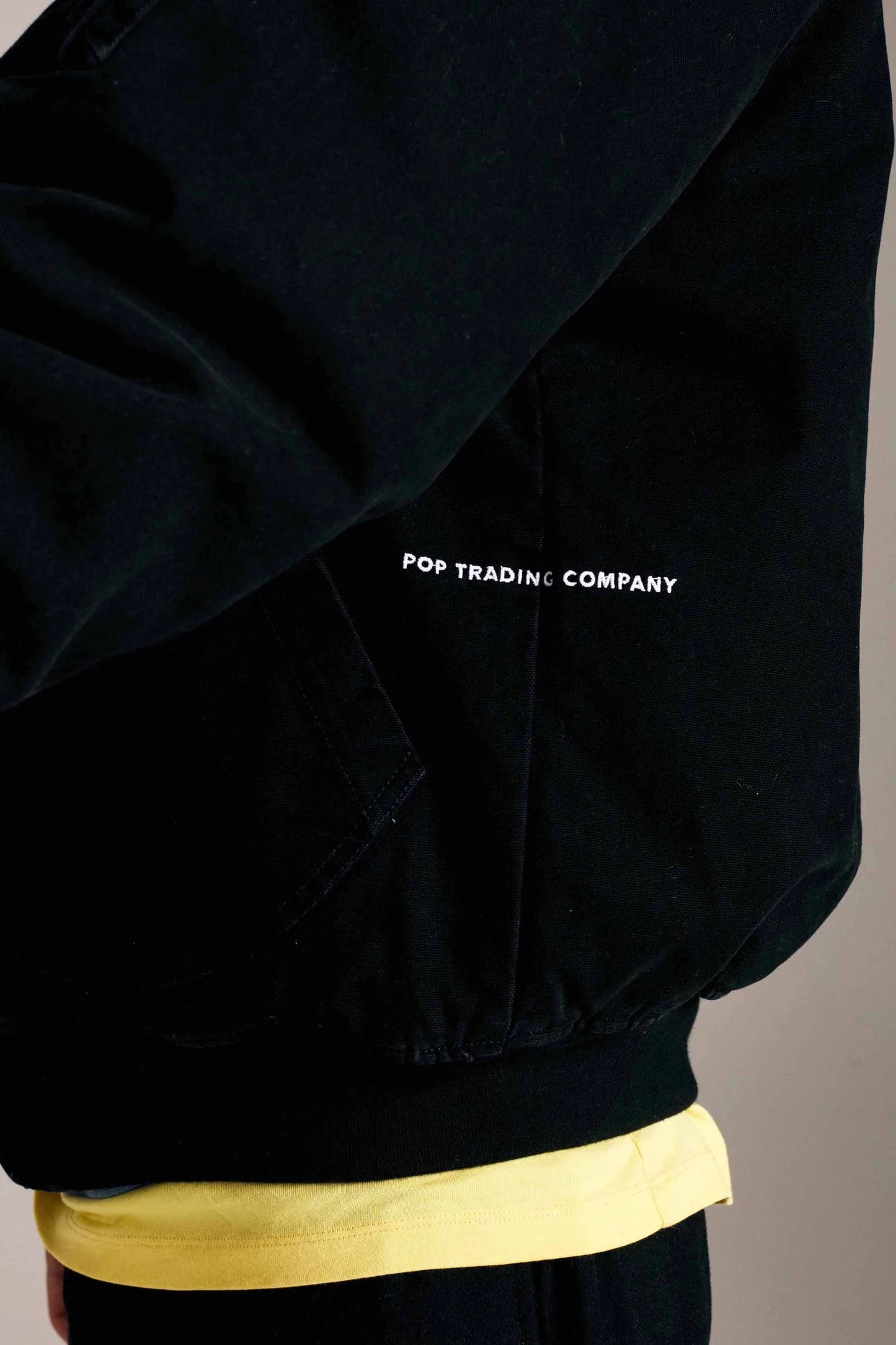Hooded Flight Jacket - Black