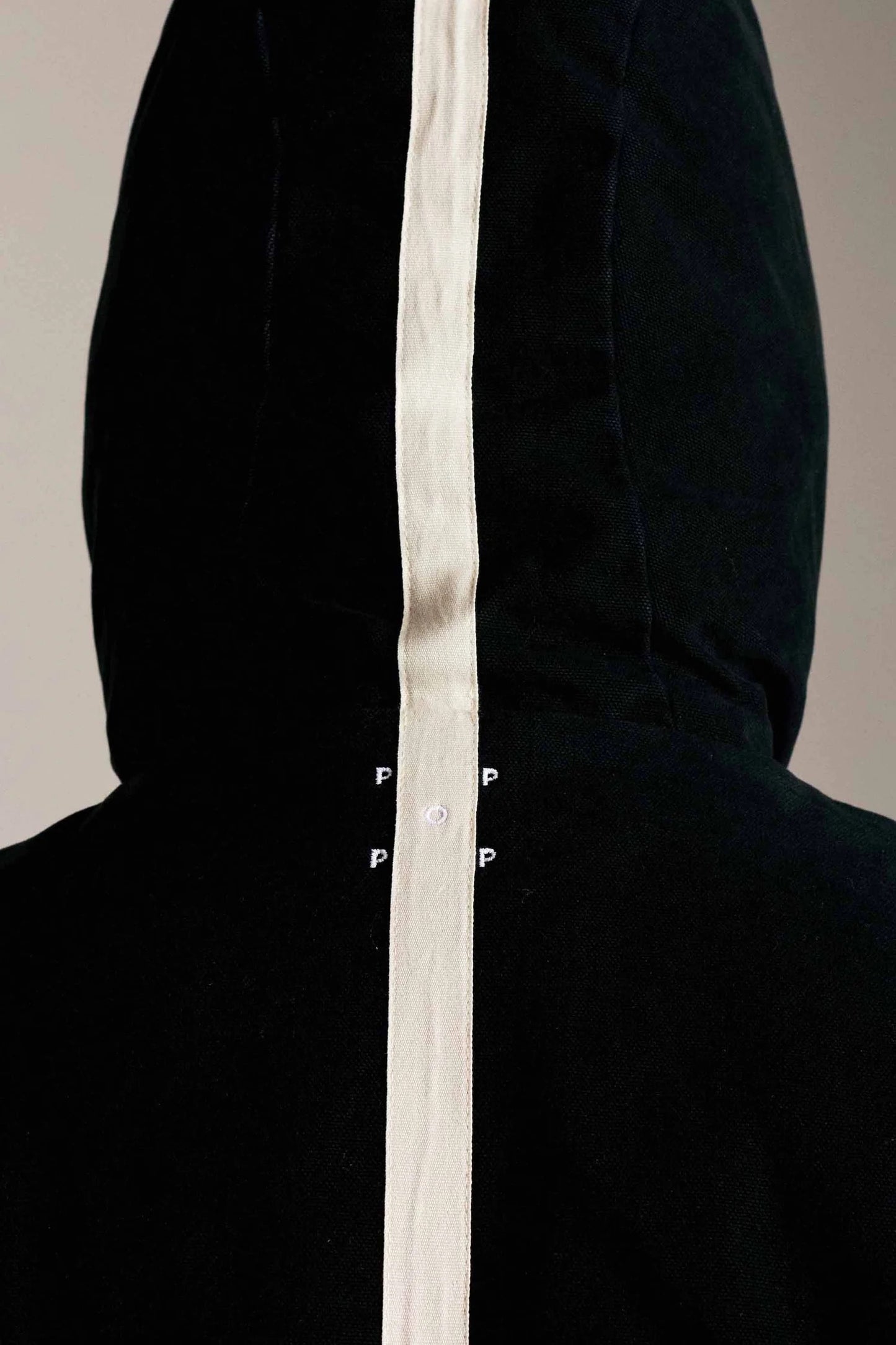 Hooded Flight Jacket - Black