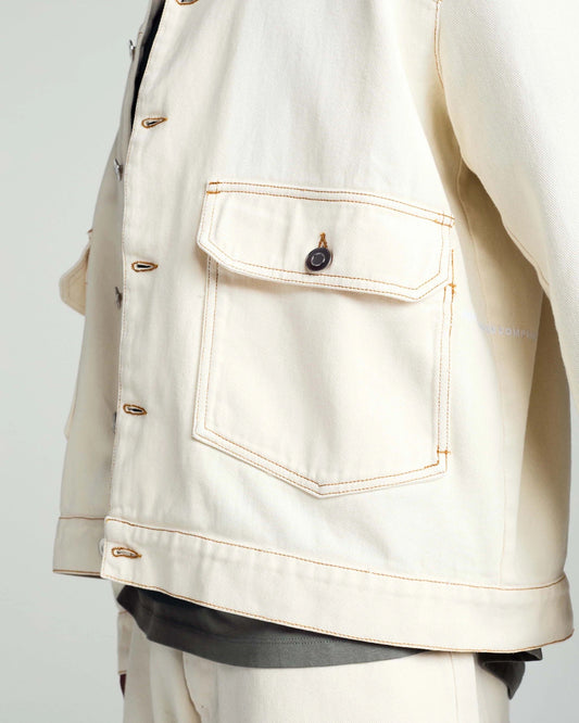DRS Denim Jacket - Off White
