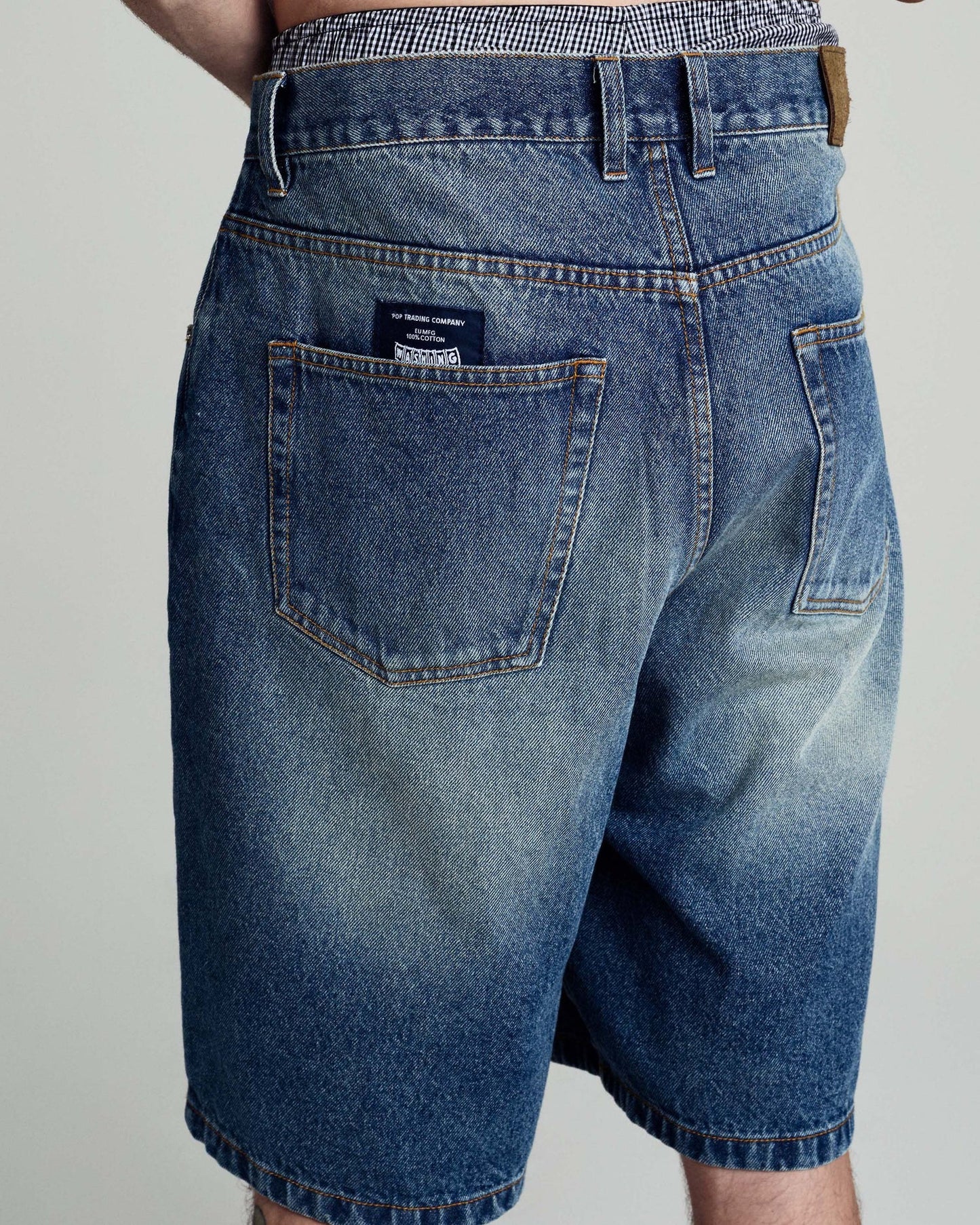 Longer DRS Short - Washed Denim