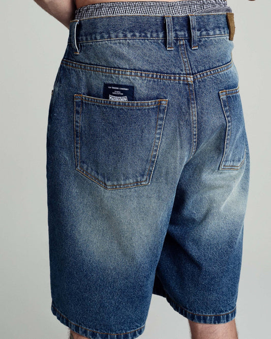 Longer DRS Short - Washed Denim
