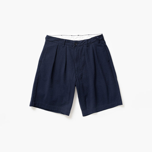 Seersucker Part Timer Shorts - Dark Navy