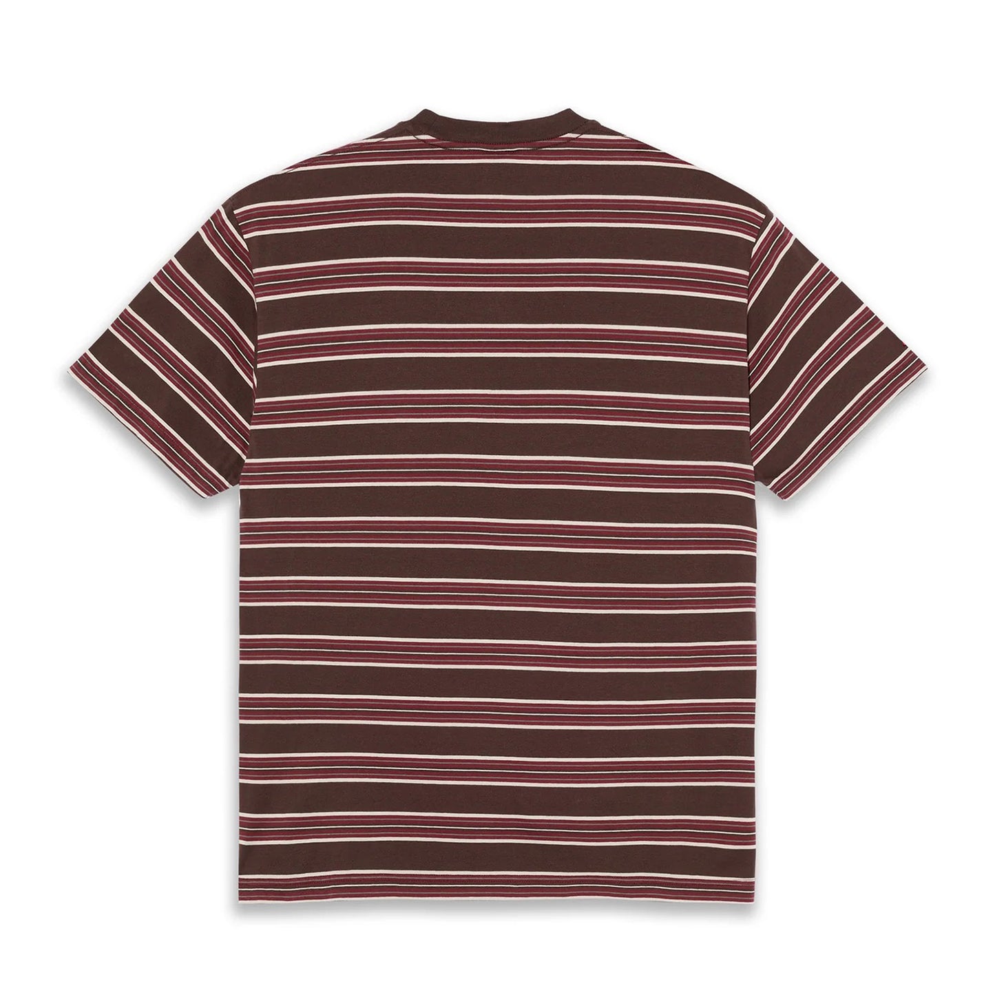 Tee - Stripe - Brown/Red
