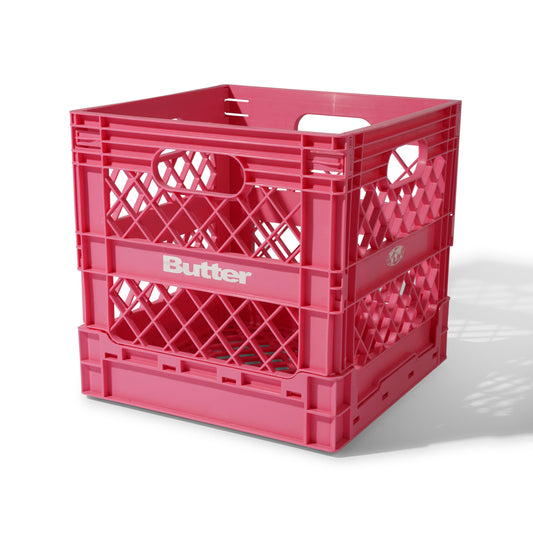 Collapsible Record Crate - Pink