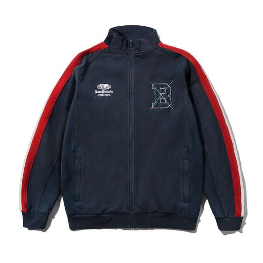 Relay Fleece Track Jacket - Washed Navy
