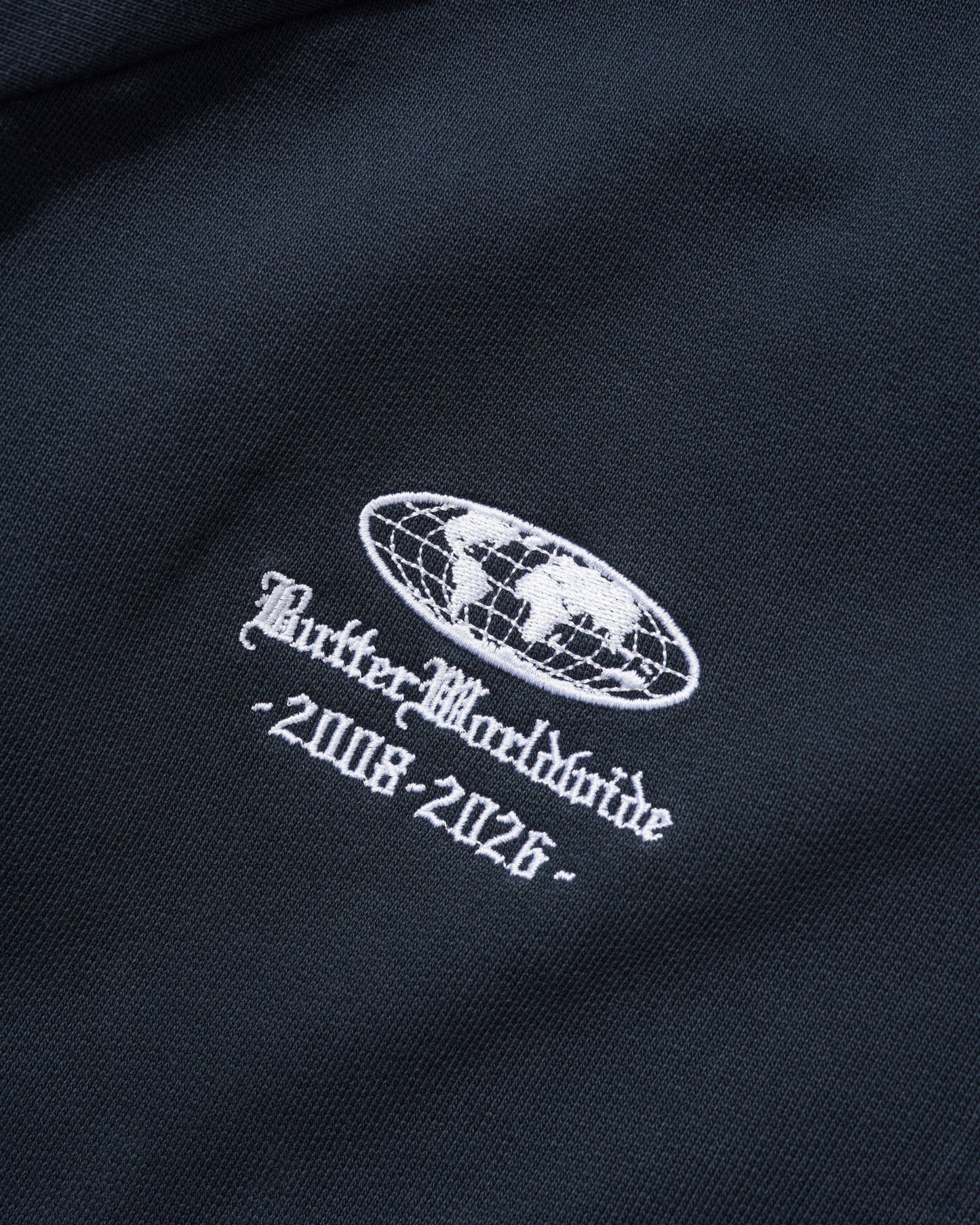 Relay Fleece Track Jacket - Washed Navy