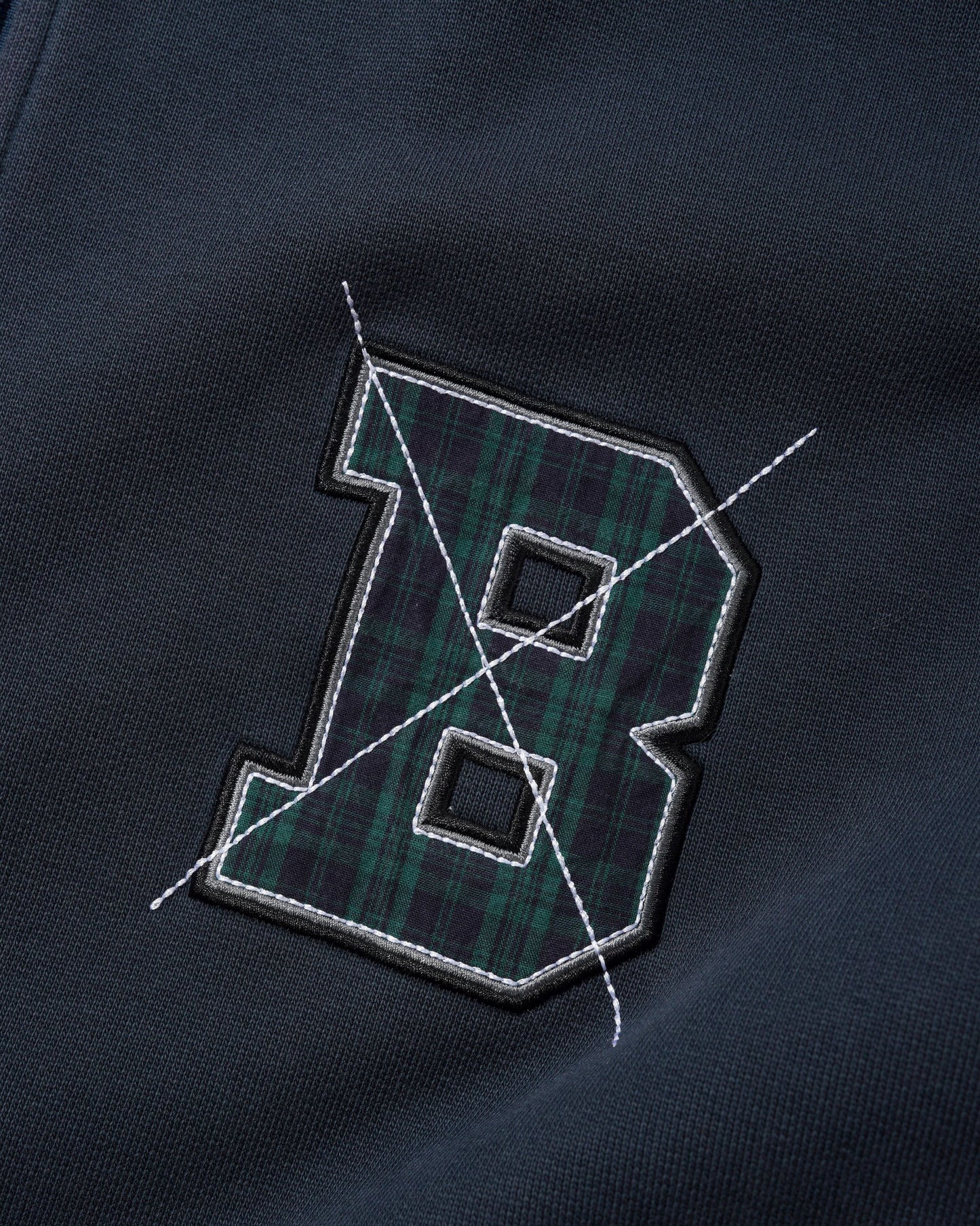 Relay Fleece Track Jacket - Washed Navy