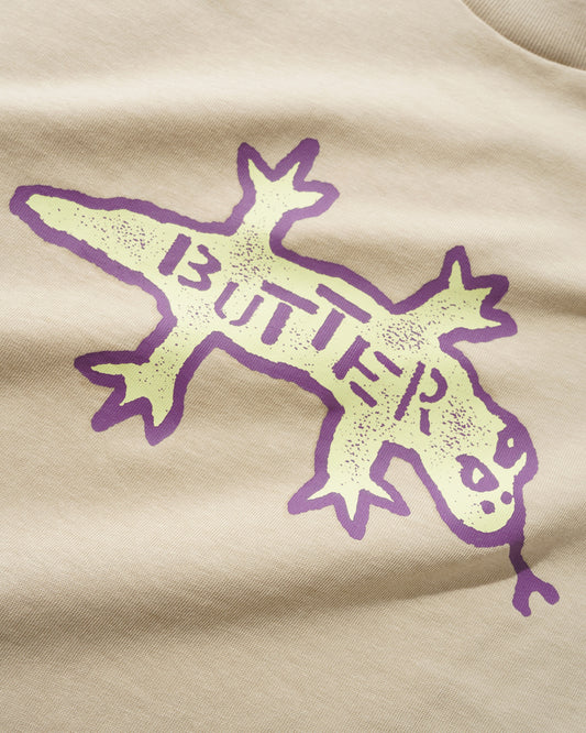 Reptile Tee - Tan