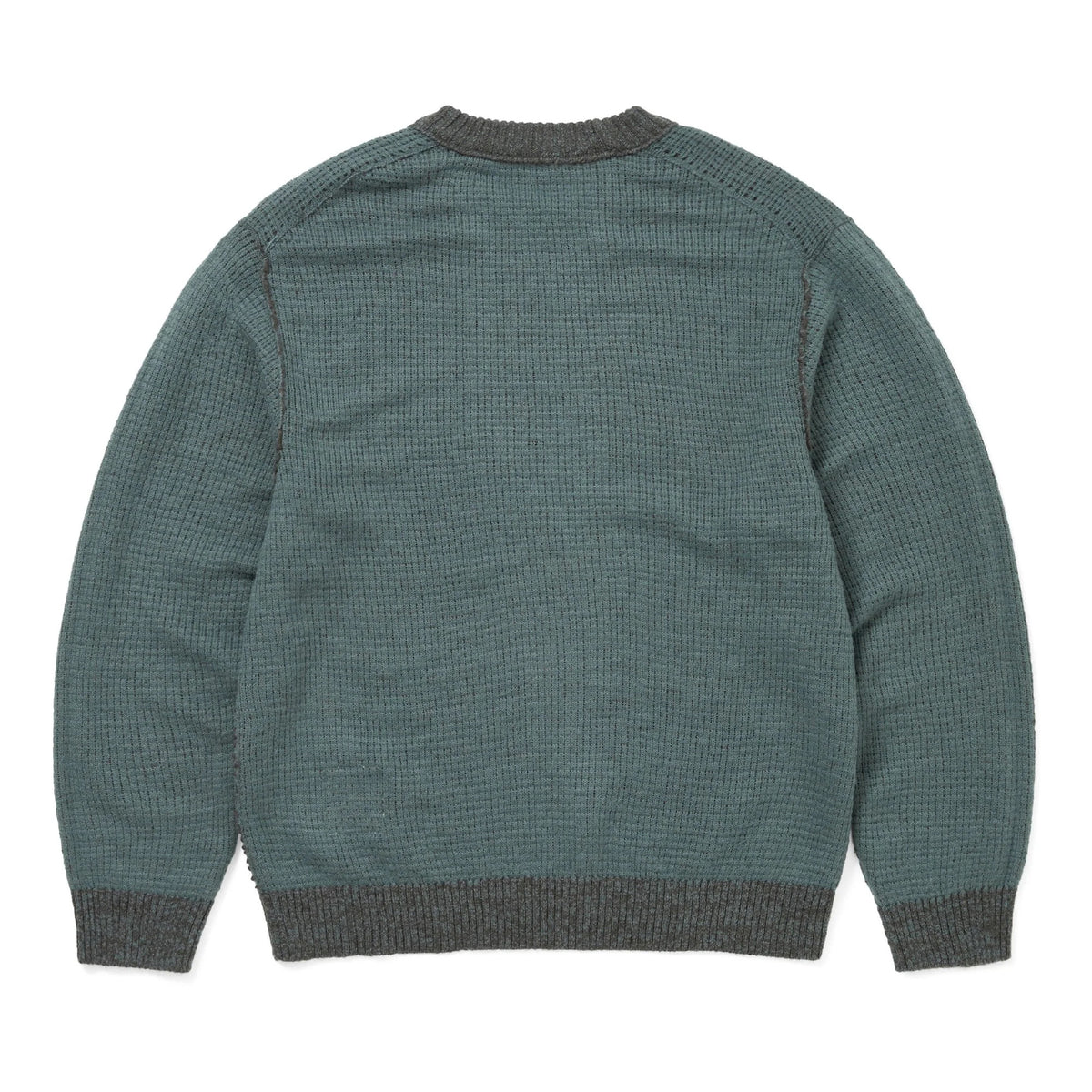 Reversible Knit Sweater - Charcoal