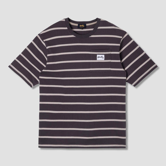 Stripe Tee - Raven/Eucalyptus