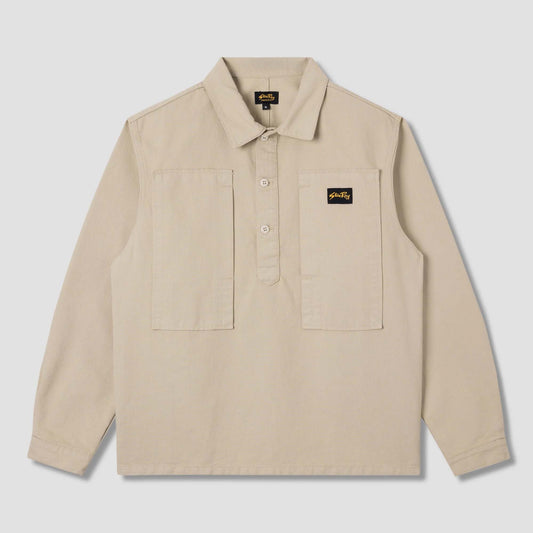 Painters Pop Over Shirt - Eucalyptus Bedford Cord