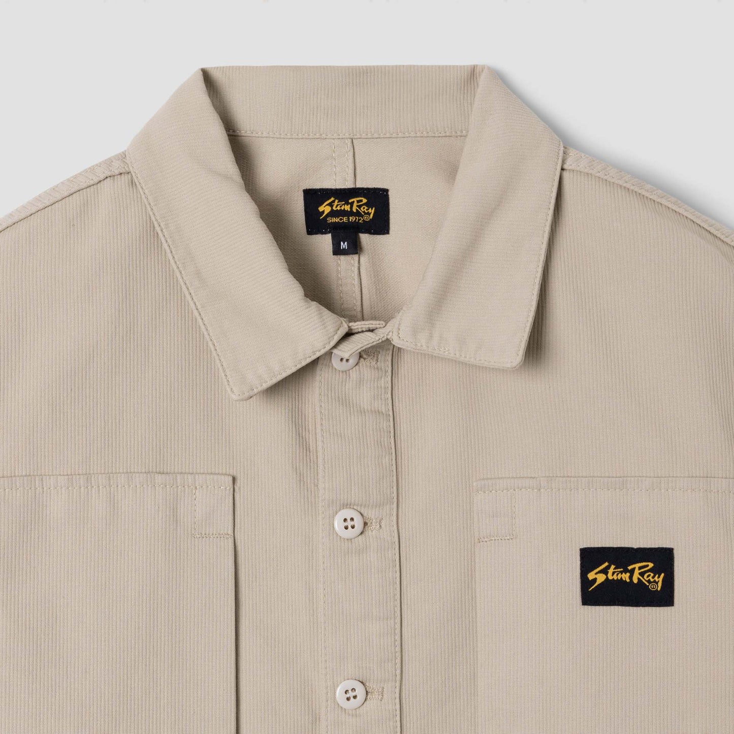 Painters Pop Over Shirt - Eucalyptus Bedford Cord