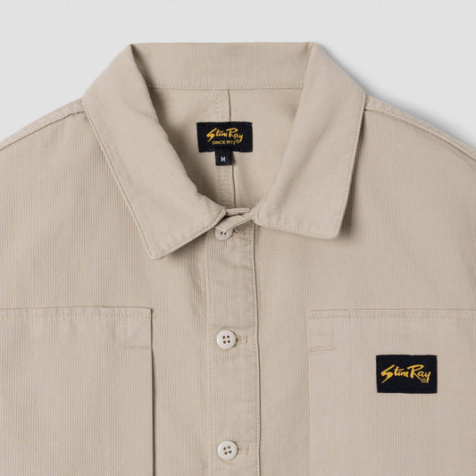 Painters Pop Over Shirt - Eucalyptus Bedford Cord