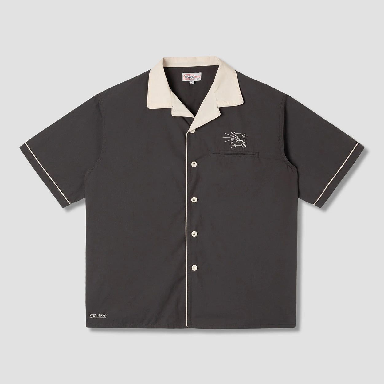 SS Bowling Shirt - Raven Black